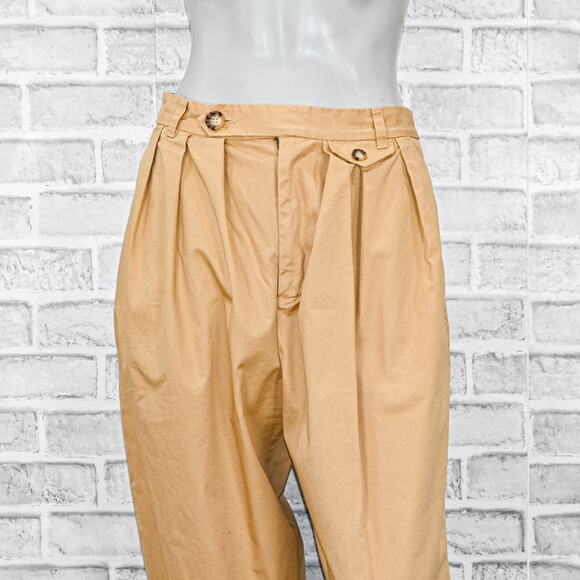 Doen Women's Grover Pant in Fieldstone Beige Pleated front size 4 - Picture 8 of 14